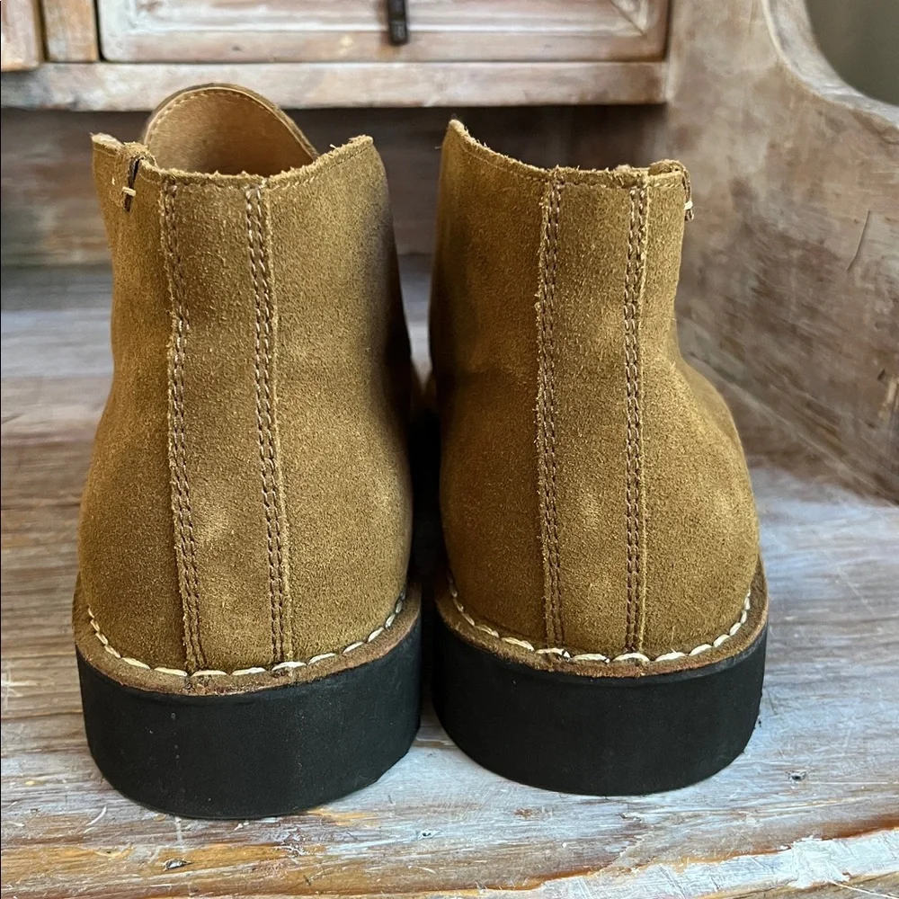 🤎 Polo Ralph Lauren Talan Tan Suede Leather Chukka Boots Size 10